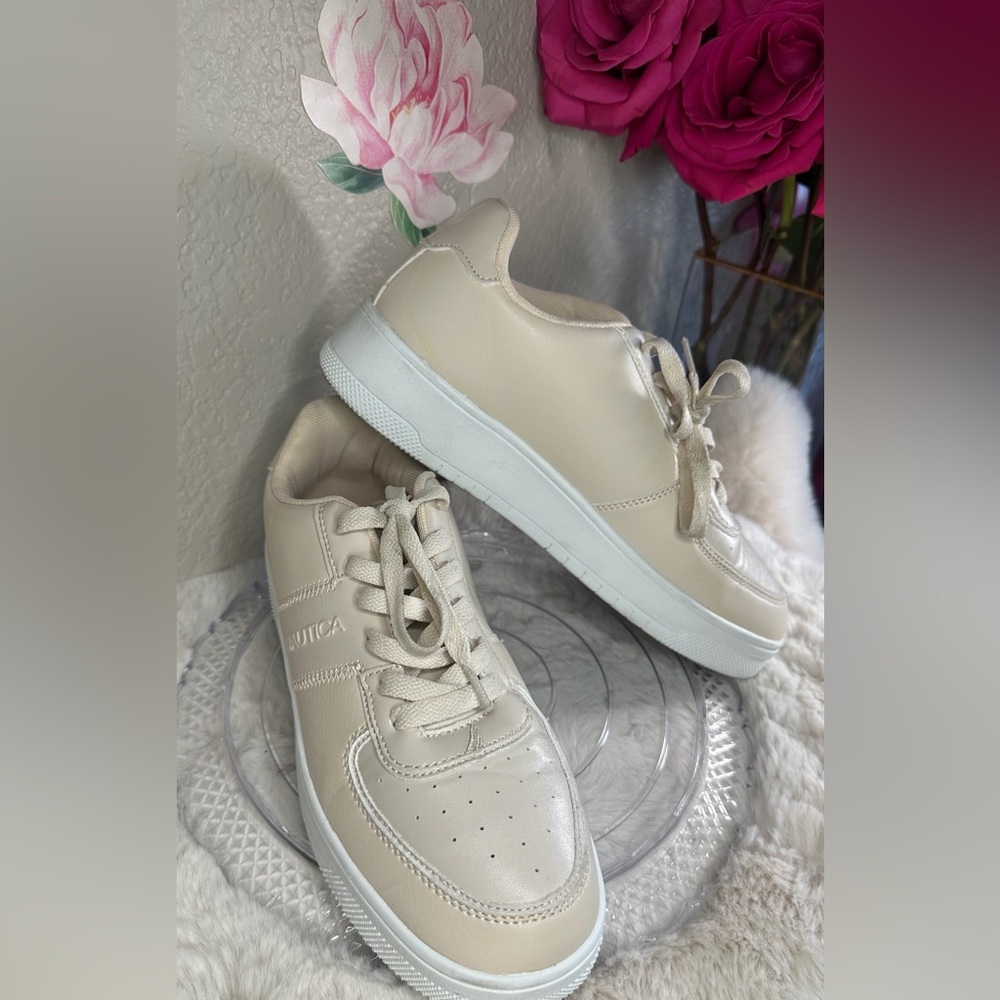 Nautica Cream Women's Sneakers